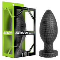 Spark Silicone Anal Plug - Large