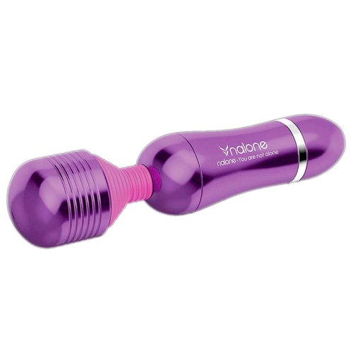 Nalone Roma Waterproof Metal Wand Vibrator Purple