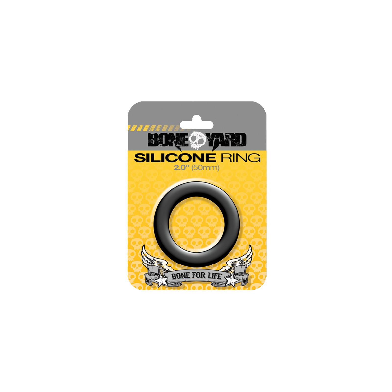 Boneyard Silicone Ring 50mm Black