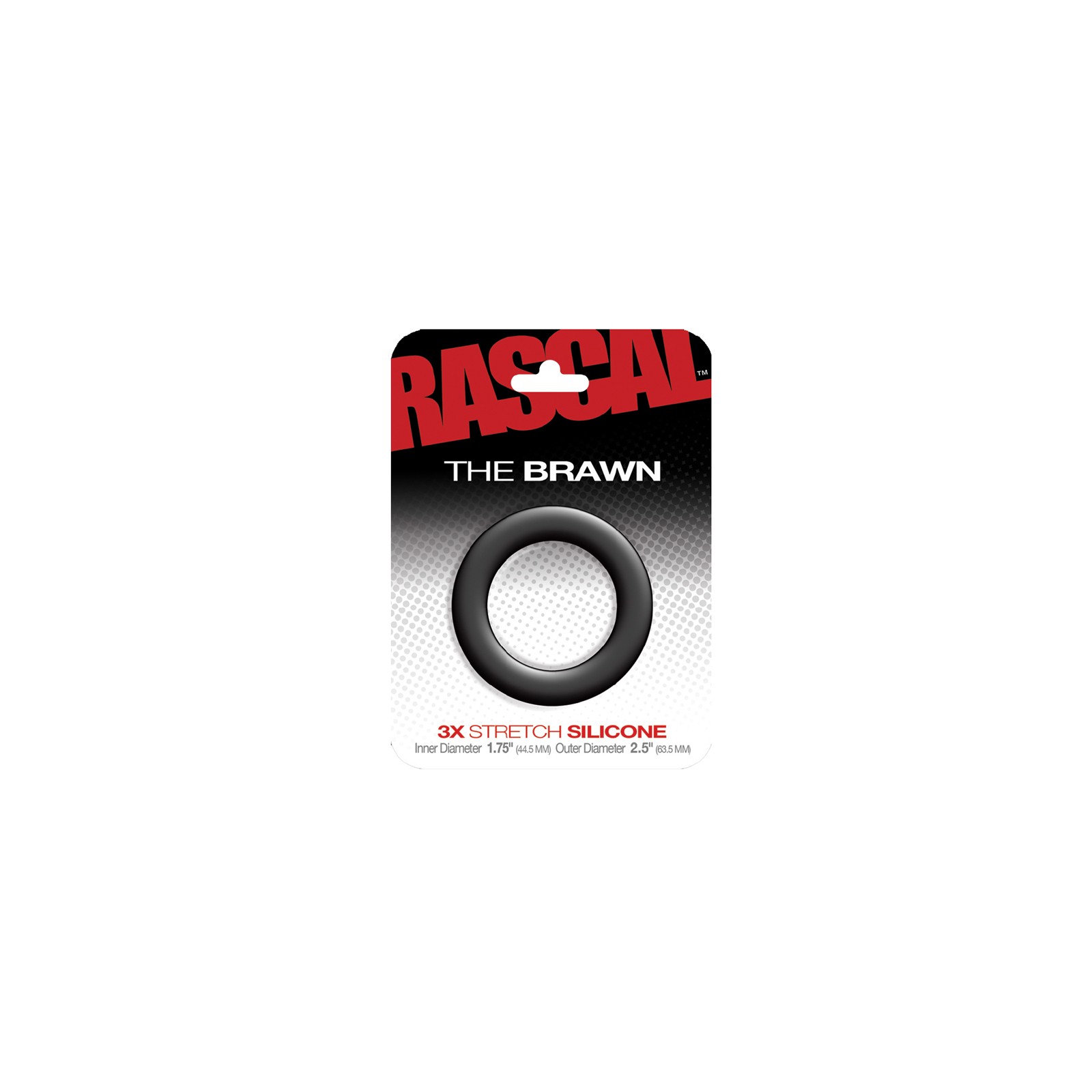 Rascal The Brawn Cockring Black Durable Comfort