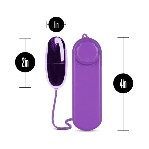 Vibrador Huevo Control Remoto B Yours Power Bullet Morado