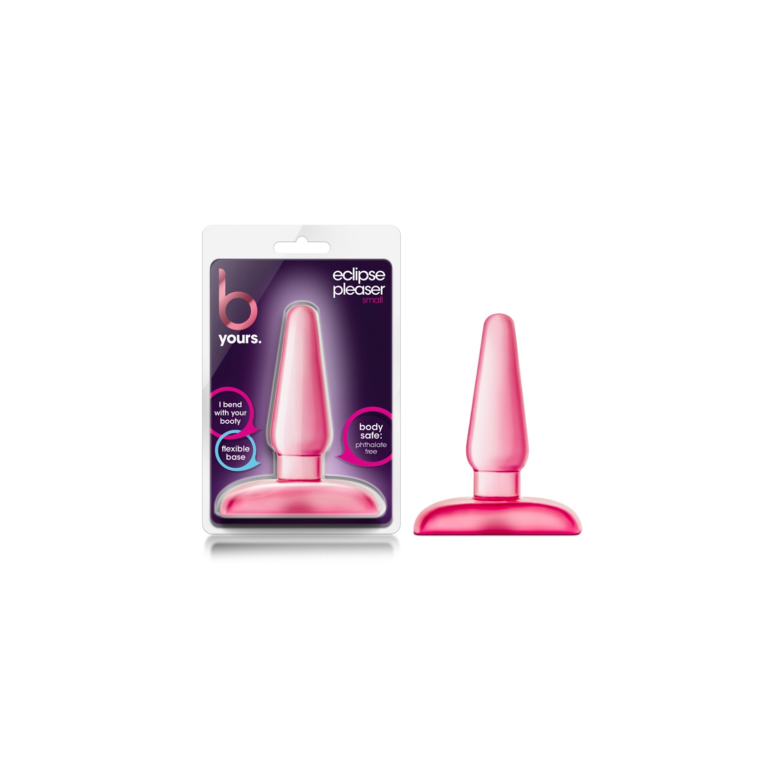 B Yours Eclipse Pleaser Anal Plug Small Pink - Beginner Friendly