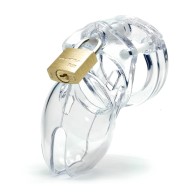 CB-6000S Clear Male Chastity Device - Comfort and Security