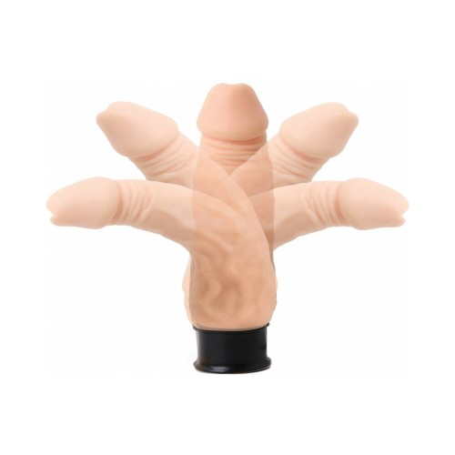 Dildo Vibraflex Grueso de 6 in. Skinsations