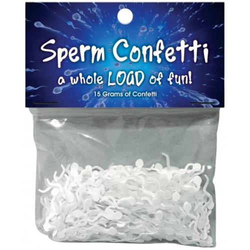 Sperm Confetti for Witty Party Fun