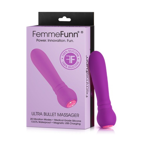 FemmeFunn Ultra Bullet Massager - Rechargeable Silicone Vibrator