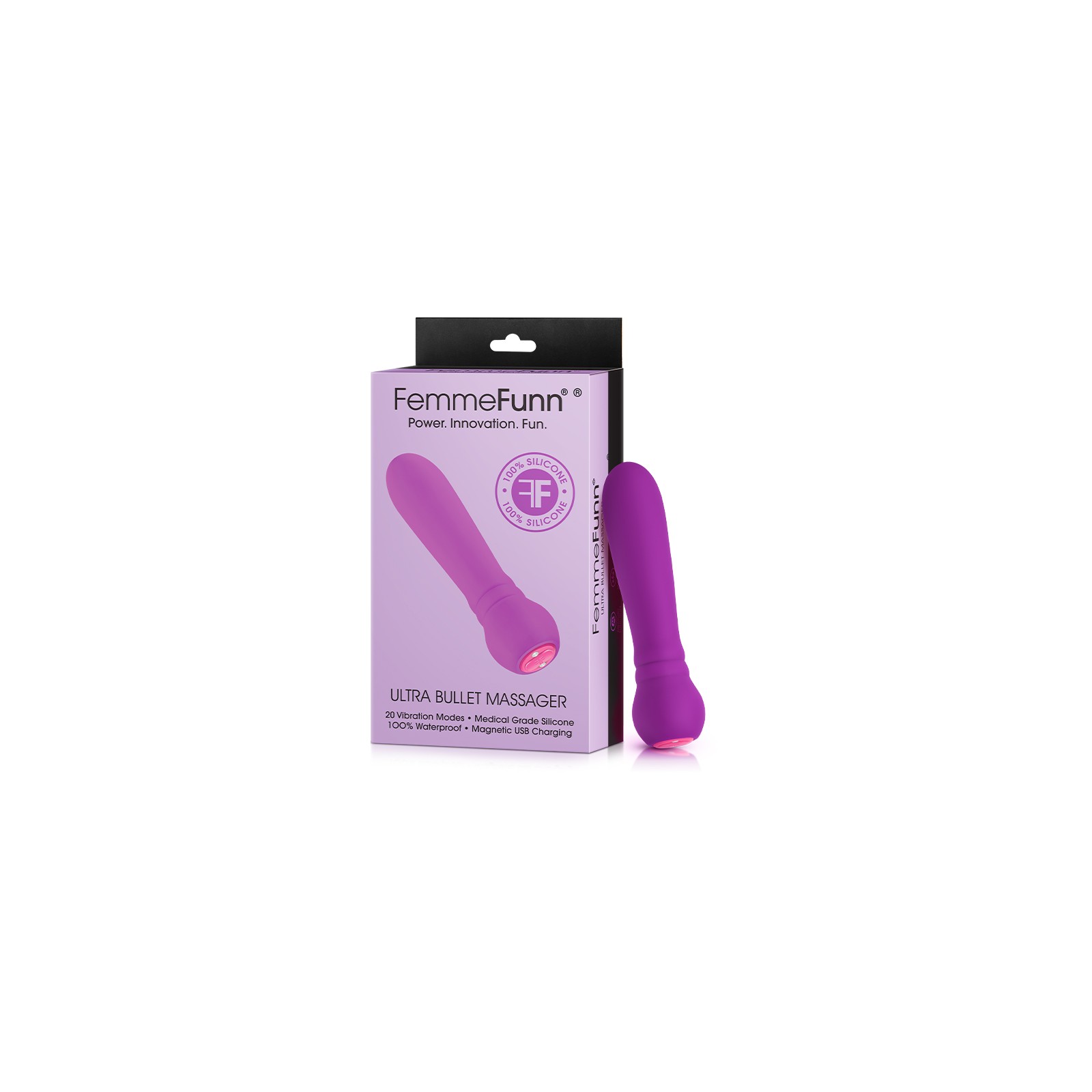 FemmeFunn Ultra Bullet Masajeador - Vibrador de Silicona Recargable