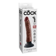 Dildo Vibrador King Cock de 7 Pulgadas