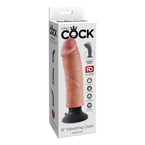 Dildo Vibrador Pipedream King Cock 8 in.