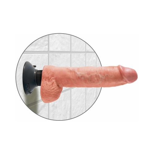 Pene Vibrador de 10 in. con Succión