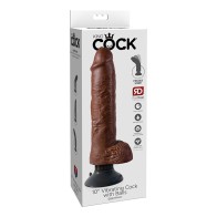 Pipedream King Cock 10 inch Vibrating Dildo with Balls