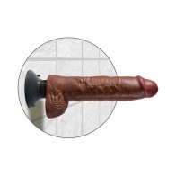 Pipedream King Cock Dildo Vibrador de 10 pulgadas con Testículos