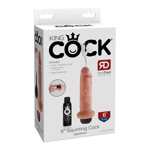 Pipedream King Cock 6 in. Squirting Cock - Realistic Pleasure