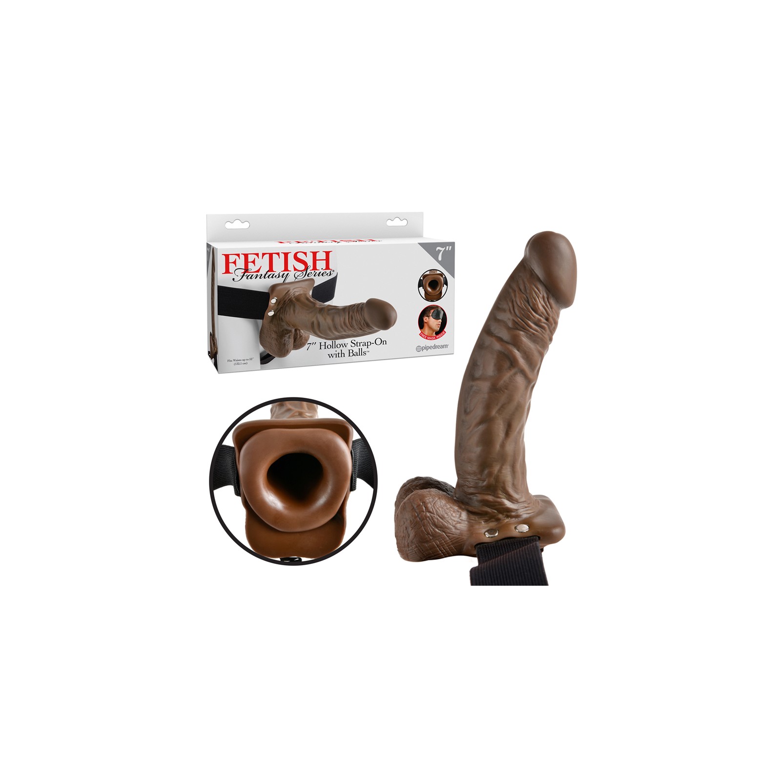 Pipedream Fetish Fantasy Series 7 Inch Hollow Strap-On