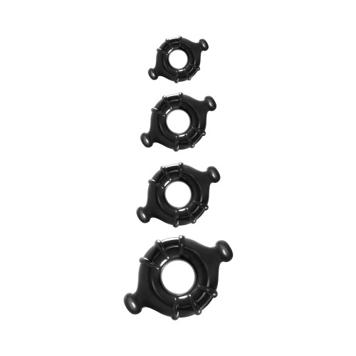 Renegade Vitality Rings 4-Pack Black