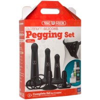 Set de Pegging de Silicona Vac-U-Lock para Placer Versátil