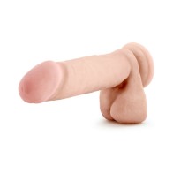 Dildo Posable de Densidad Dual Au Naturel de 8 Pulgadas