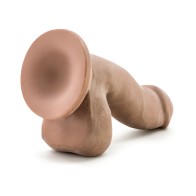 Au Naturel Dual Density Dildo with Balls