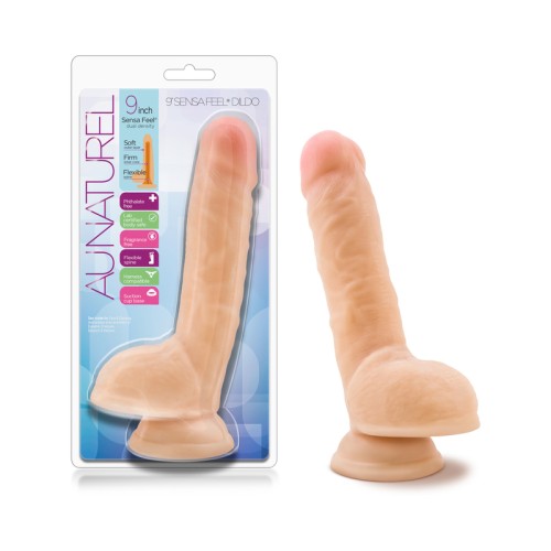 Au Naturel Big Billy 9 in. Posable Dildo for Realistic Pleasure