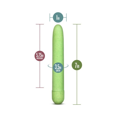 Gaia Eco Slimline Vibrator Green - Eco-Friendly Pleasure