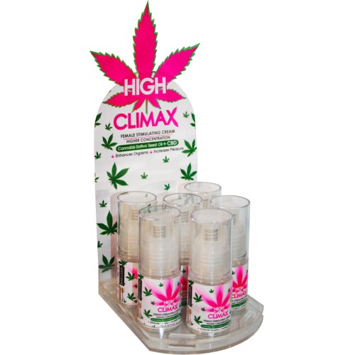 High Climax Female Stimulant Hemp Seed Oil Display