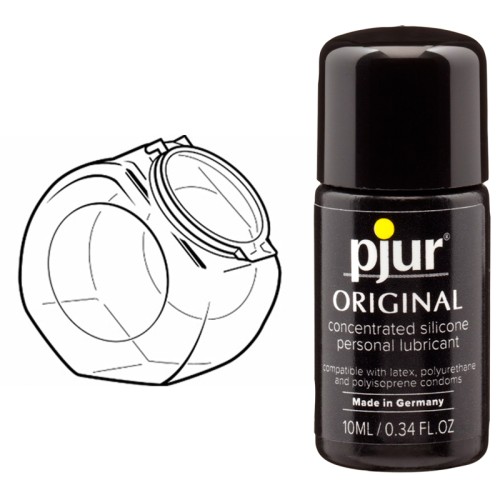 Lubricante de Silicona Pjur Original 10ml Exhibidor Clambowl