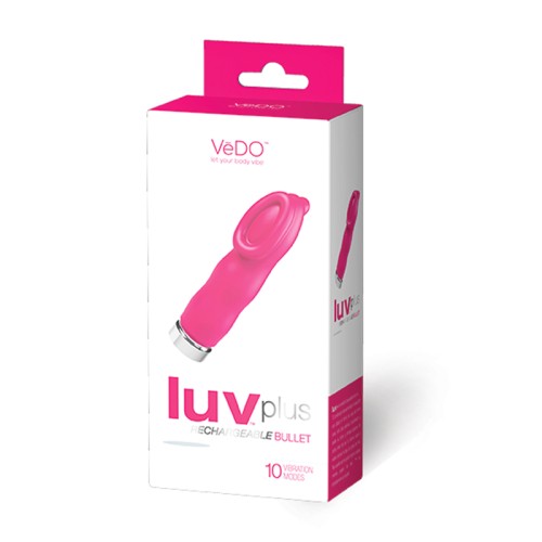 Vibrador Recargable VeDO Luvplus - Rosa Foxy