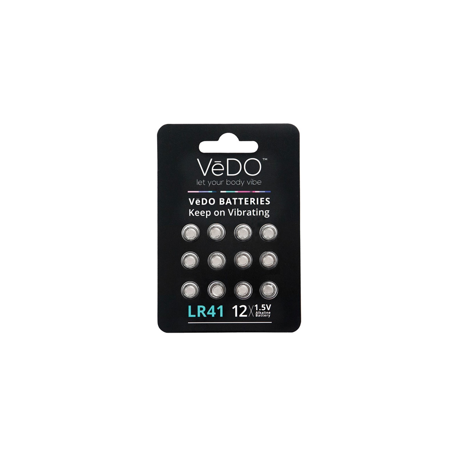 VeDO Batteries LR41 - 12 Pack 1.5V