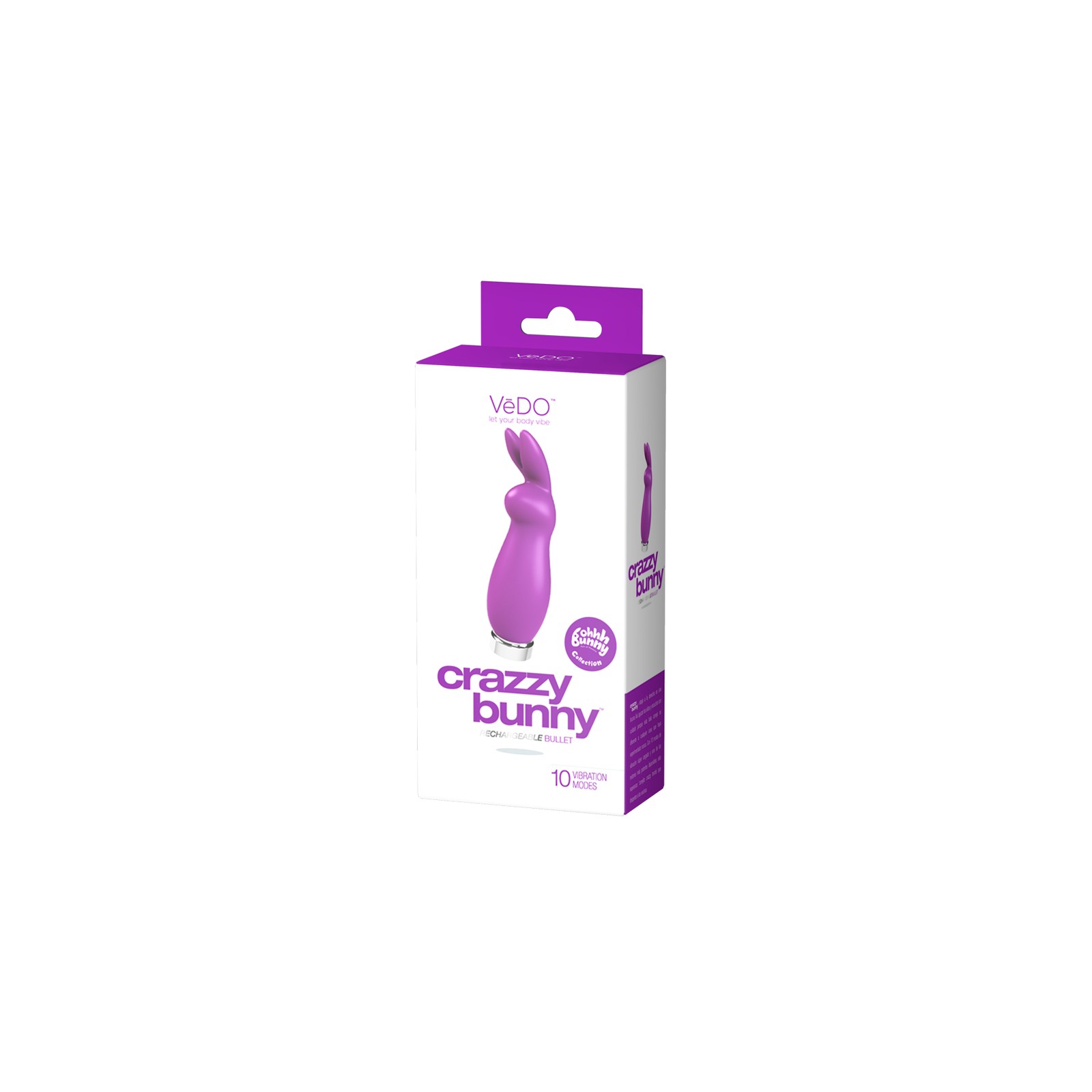 VeDO Crazzy Bunny Rechargeable Mini Vibe Purple