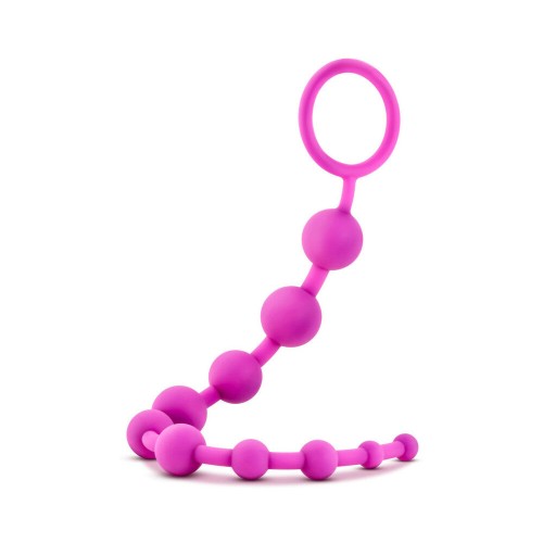 Luxe 10 Beads for Safe Anal Play Pink