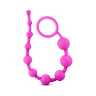 Luxe 10 Beads for Safe Anal Play Pink