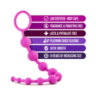 Luxe 10 Beads for Safe Anal Play Pink