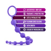 Luxe Silicone 10 Beads for Anal Play