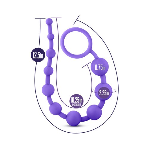 Luxe Silicone 10 Beads for Anal Play