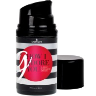 Sensuva G Cómo Te Adoro Crema Estimulante 1.7 oz para Mayor Placer