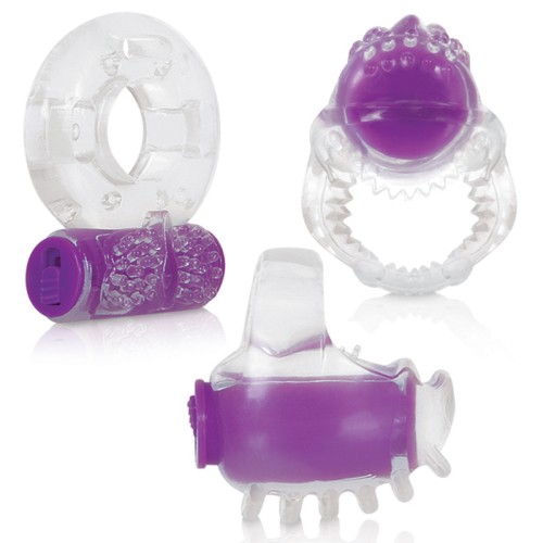 Juego de 3 Anillos Vibrantes Evolved Ring True - Maximiza Tu Placer