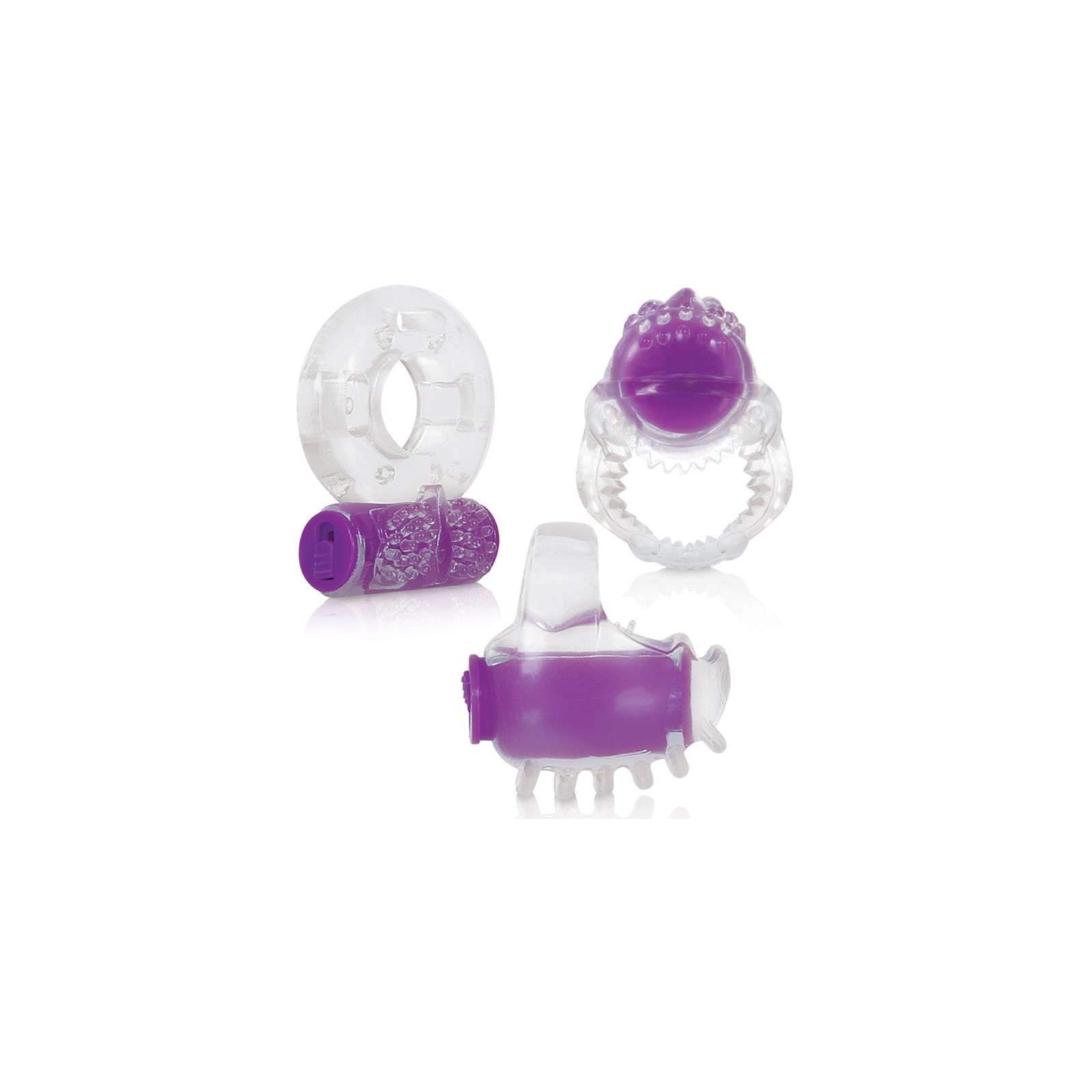 Juego de 3 Anillos Vibrantes Evolved Ring True - Maximiza Tu Placer