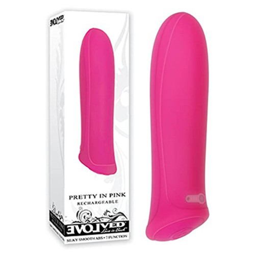 Evolved Pretty in Pink Compact Bullet Vibrator