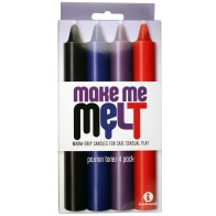 The 9's Make Me Melt Warm-Drip Candles 4 Pack