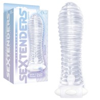 The 9's Vibrating Sextenders Ribbed