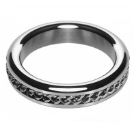 M2M Chrome C-Ring with Chain Design - 1.75in