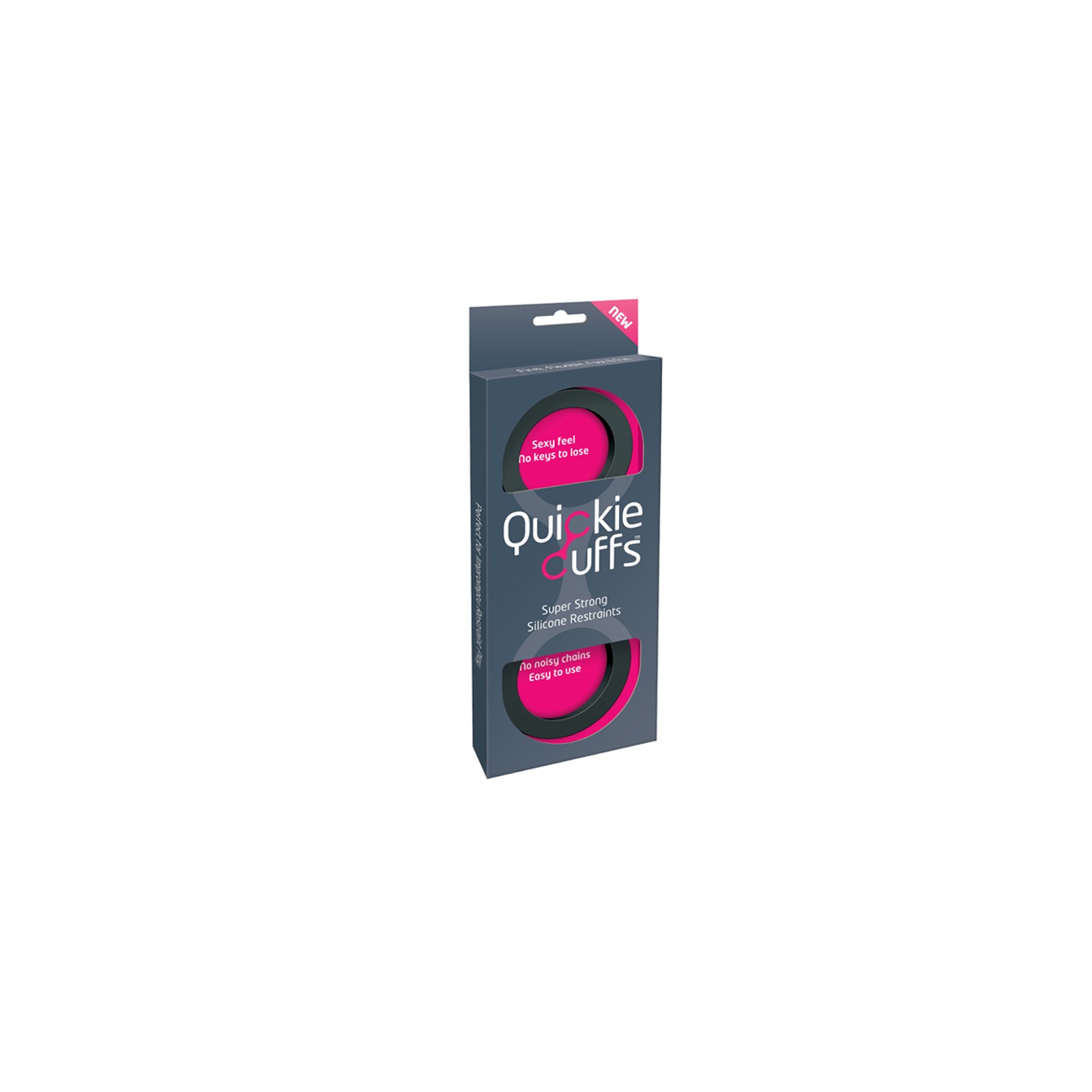 Quickie Silicone Cuffs - Medium Black