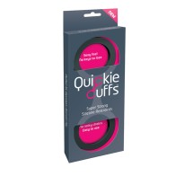 Quickie Silicone Cuffs - Medium Black