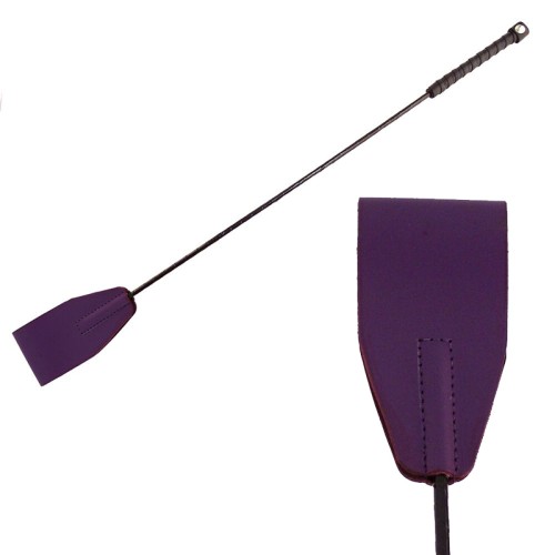 Rouge Riding Crop - Purple Leather