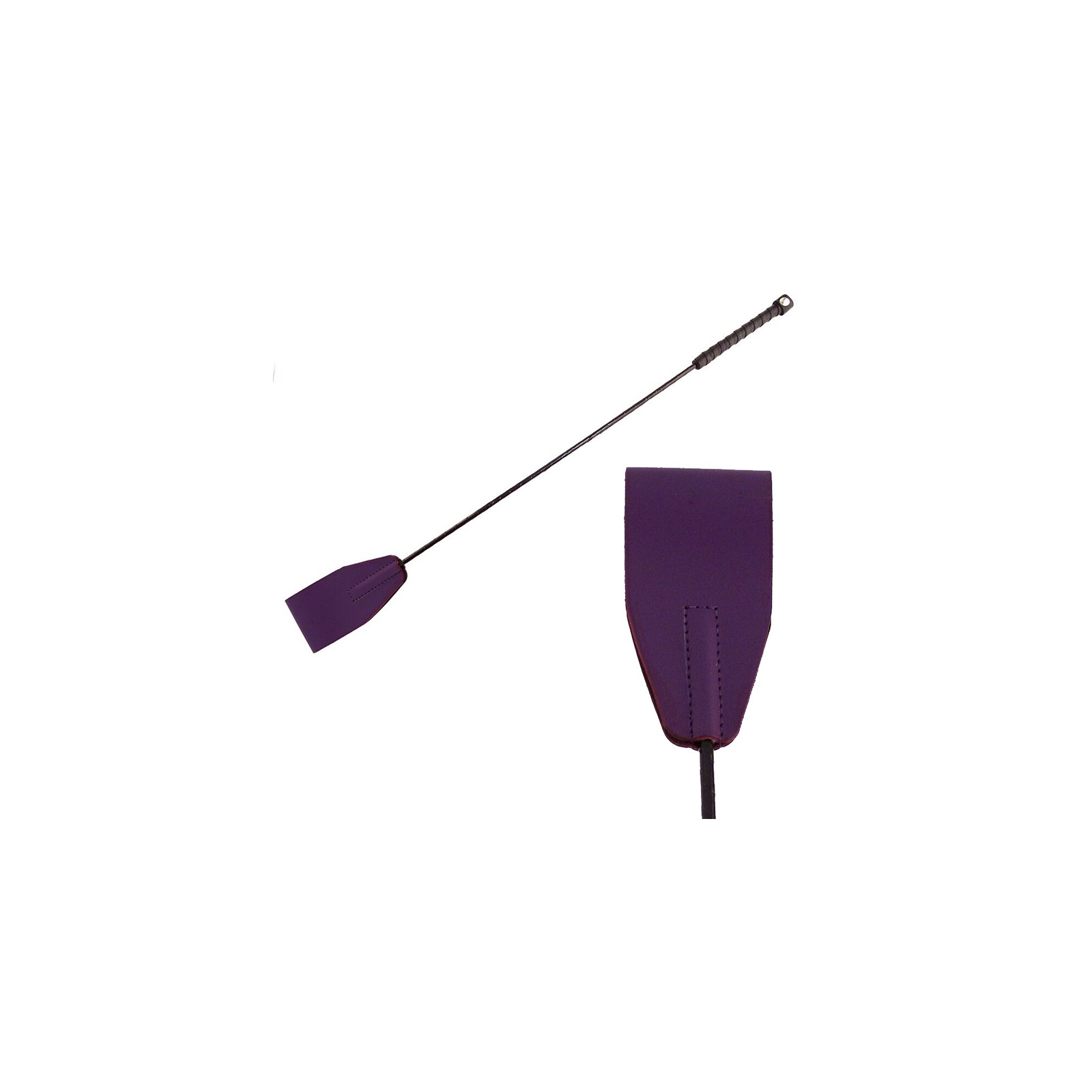 Rouge Riding Crop - Purple Leather