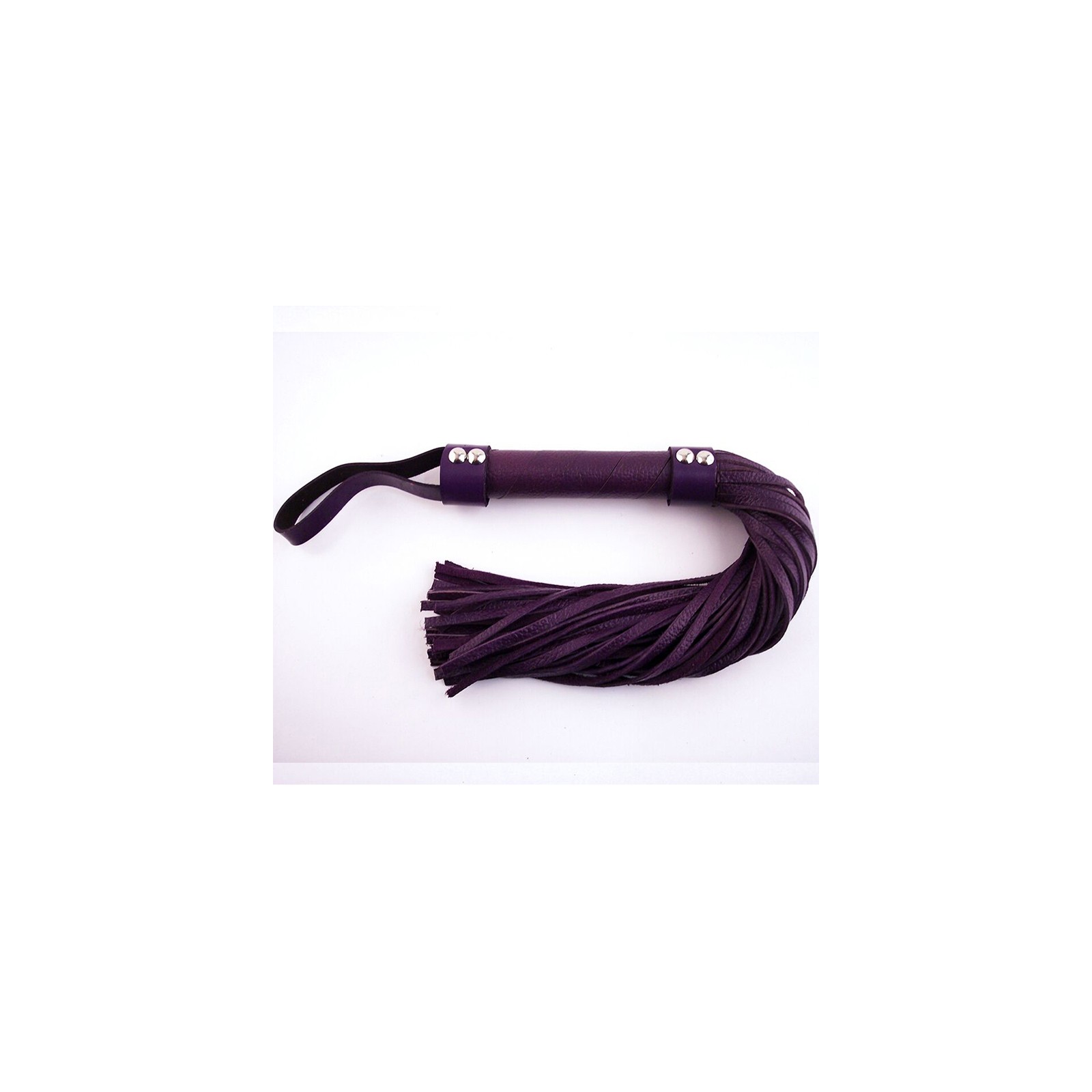 Rouge H-Style Leather Flogger Purple