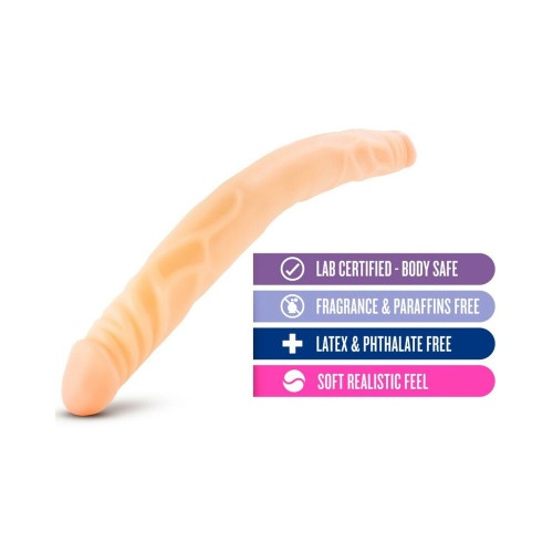 B Yours Dildo Doble de 14 Pulgadas Beige para Parejas