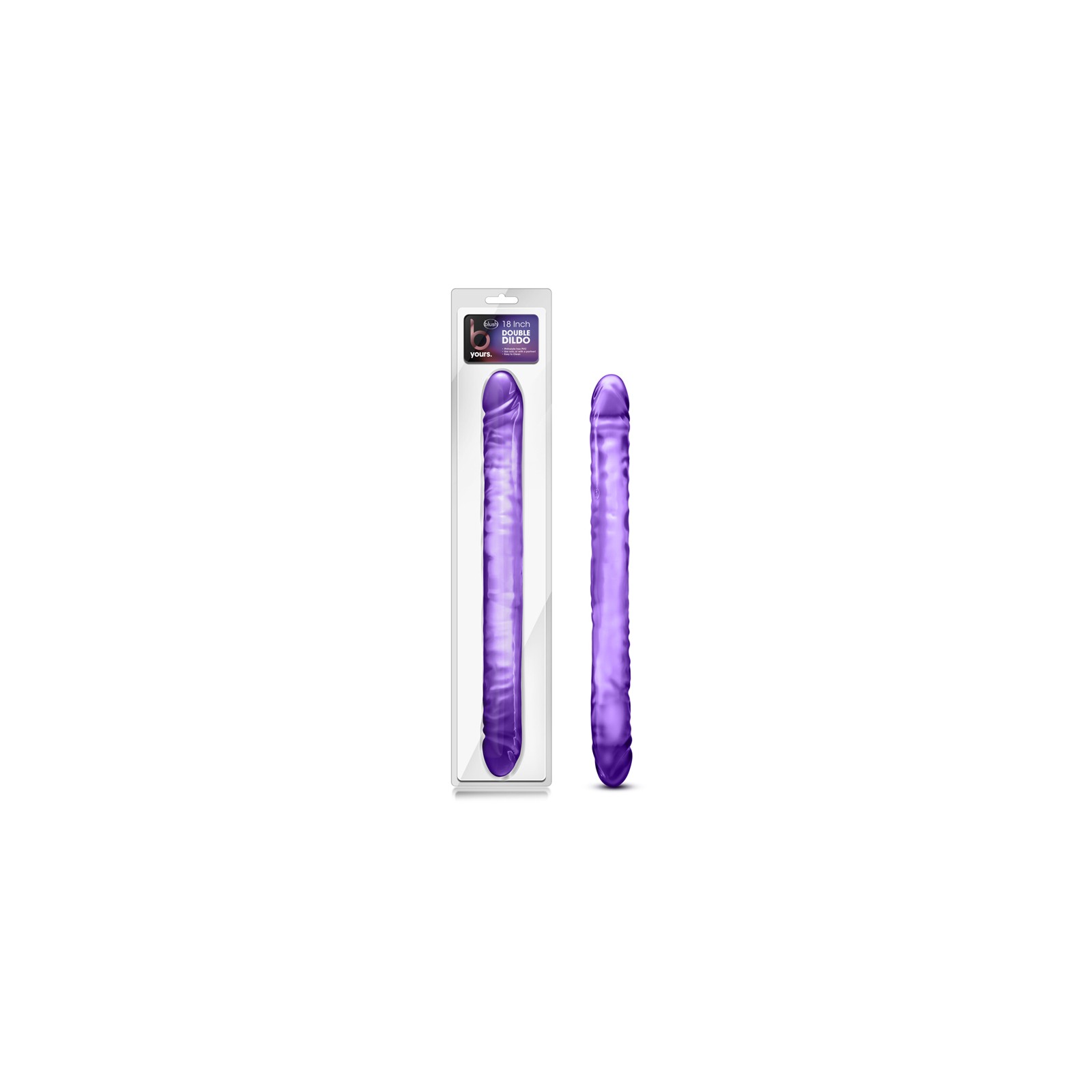 B Yours 18 in. Double Dildo - Double the Pleasure