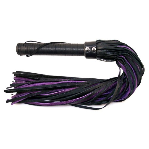 Rouge Flogger with Leather Handle