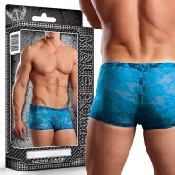 Male Power Neon Lace Mini Short for Stylish Comfort